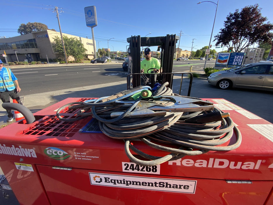 2022 Shindaiwa DGW400MDL Kubota D902 Engine, 23 HP, Dual Op Welder, Wire, Arc, Droop Stick, Tig, and CC Stick Functionality, Simulphase, 3 Phase and 1 Phase Gen Output, Single Axle NB Trlr, Slr Trckl Chrg 12V 12W, Fire Ext