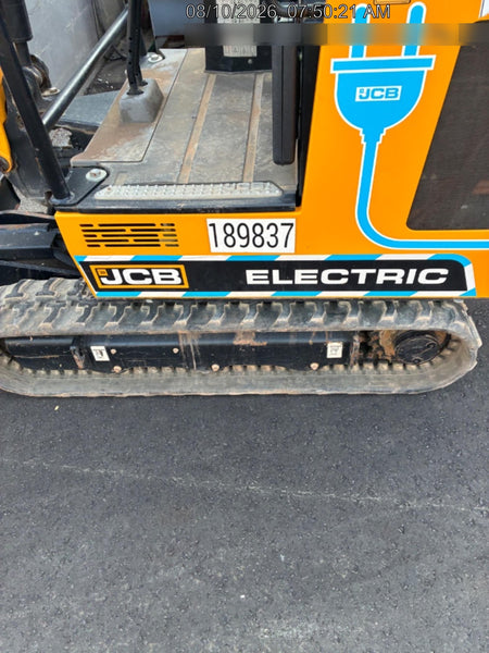 2022 JCB 19C-1E Canopy, Rubber Track, Beacon, Dipper, WL, Coupler, ES Decals