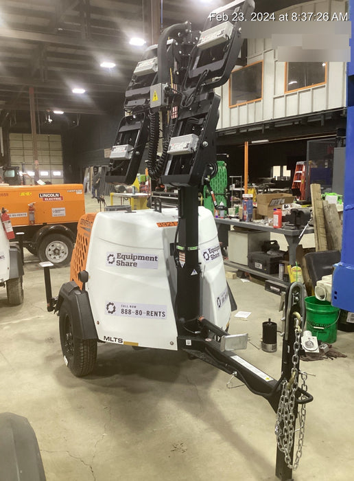 2024 Generac MLT2 Diesel, Flex Switch 120V Input, Powerzone Controller, 
(4) 320W LED Lights, 4kW Generator, 39.9 Gal Fuel Tank, 2" Ball, T3