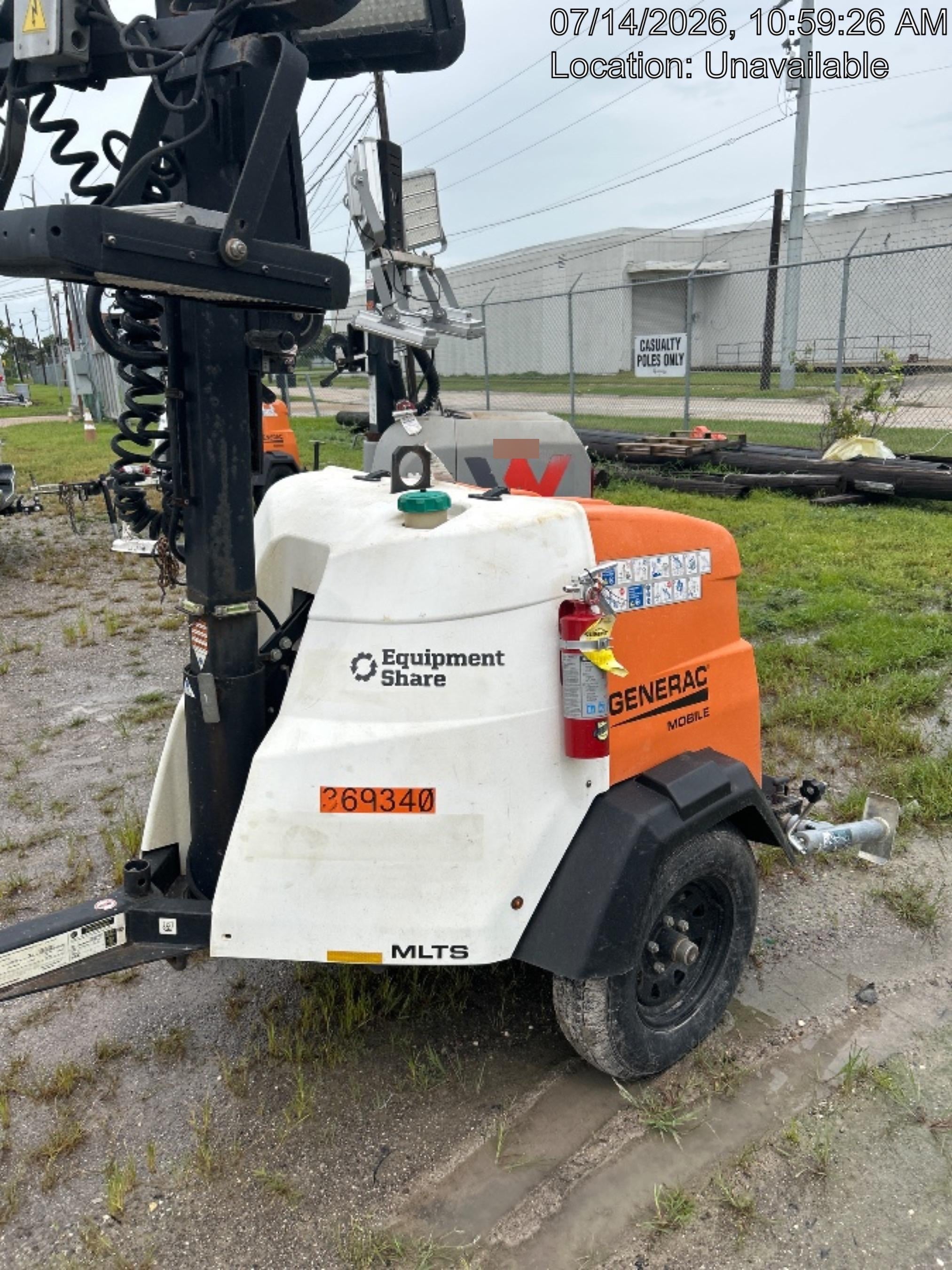 2023 Generac MLT2 Diesel, Flex Switch 120V Input, Powerzone Controller, 
(4) 320W LED Lights, 4kW Generator, 39.9 Gal Fuel Tank, 2" Ball, T3