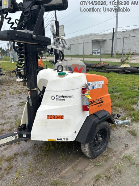 2023 Generac MLT2 Diesel, Flex Switch 120V Input, Powerzone Controller, 
(4) 320W LED Lights, 4kW Generator, 39.9 Gal Fuel Tank, 2" Ball, T3