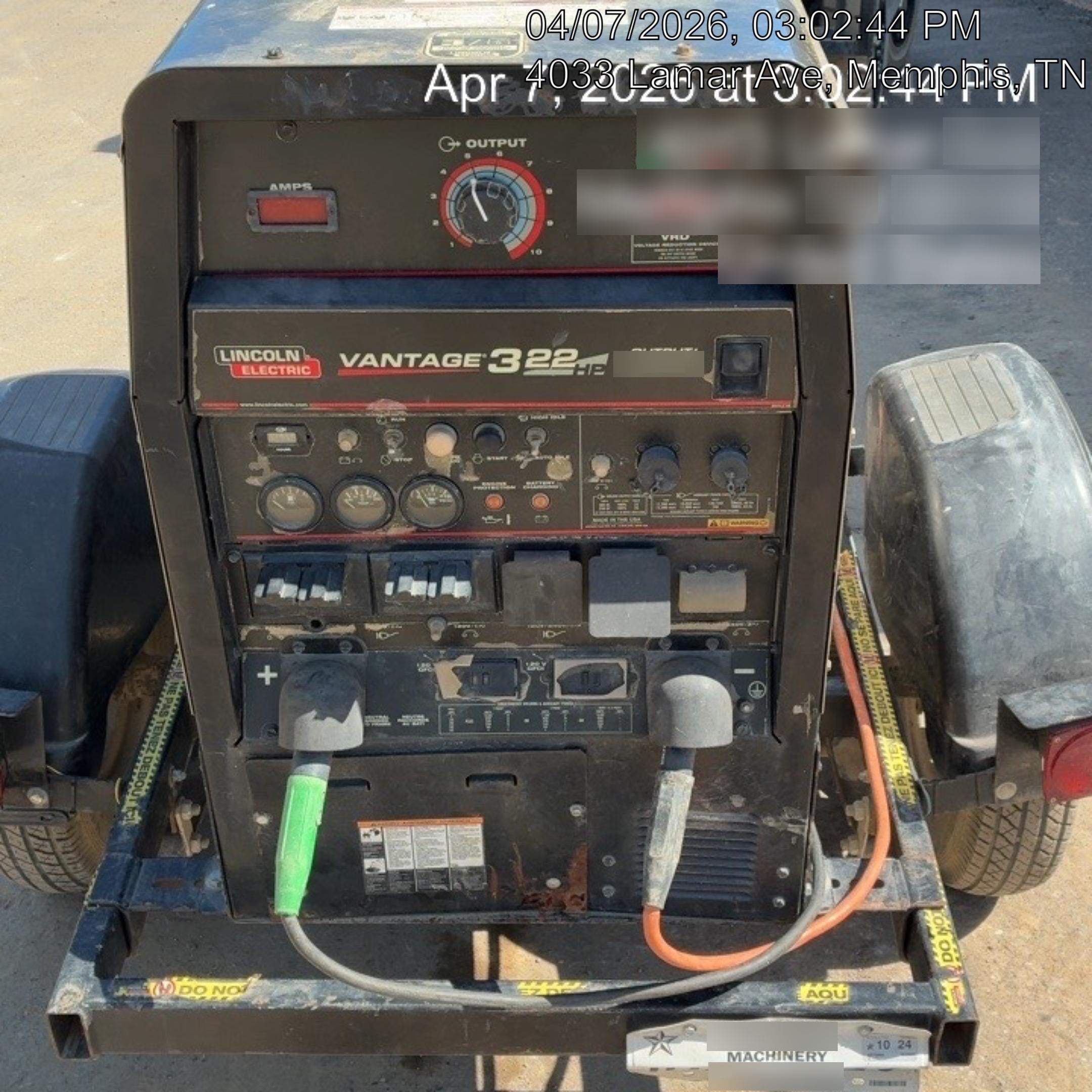 2021 Lincoln Electric Vantage 322 Ready Pak 3