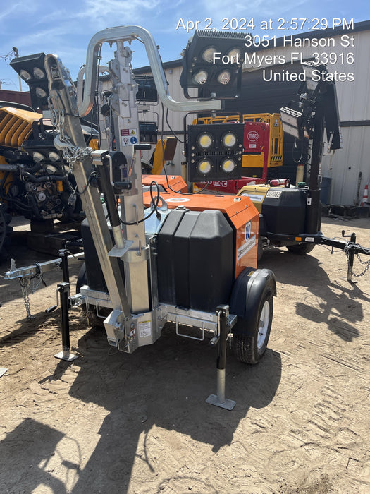 2023 Wanco WLTT-4MM4K Diesel, Deep Sea Controller, Shore Power Plug, Auto Start, (4) 350W LED Floodlights, 4kW Generator, 60 Gal Fuel Tank, 2" Ball, T3