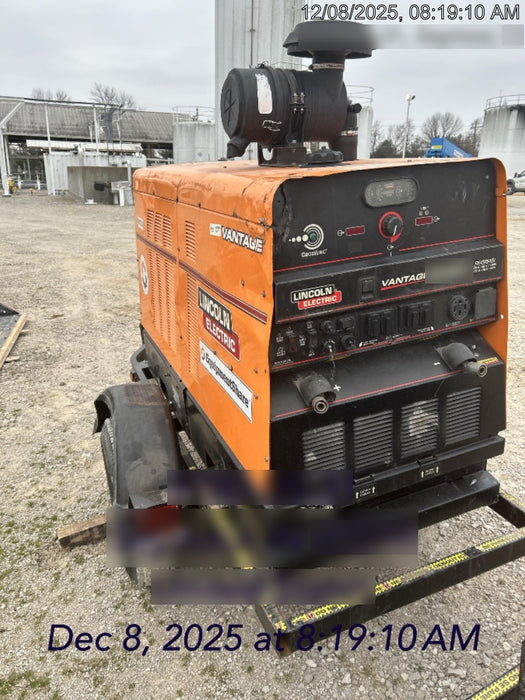 2021 Lincoln Electric Vantage 549X Ready Pak 3, ORANGE (includes trailer, cable rack, fender light kit)