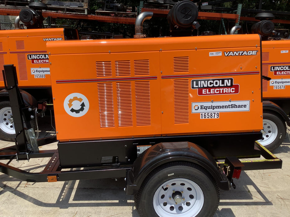 2021 Lincoln Electric Vantage 549X Ready Pak 3, ORANGE (includes trailer, cable rack, fender light kit)