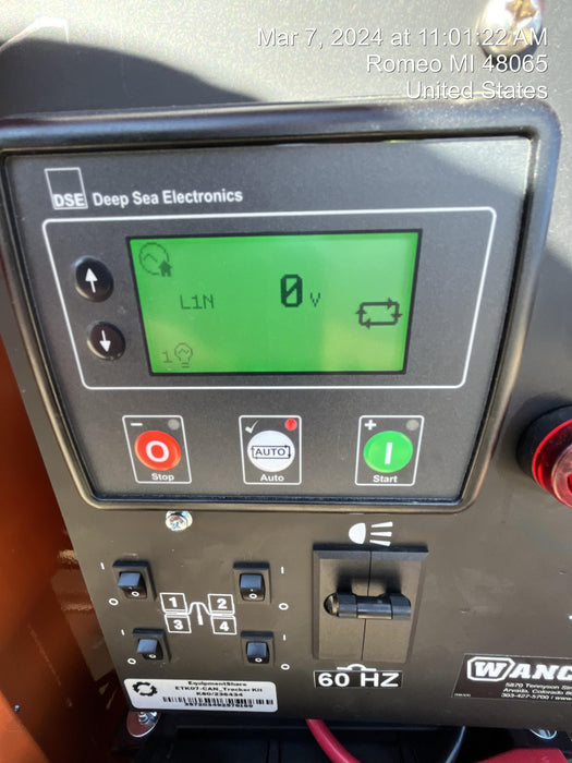 2024 Wanco WLTT-4MM4K Diesel, Deep Sea Controller, Shore Power Plug, Auto Start, (4) 350W LED Floodlights, 4kW Generator, 60 Gal Fuel Tank, 2" Ball, T3