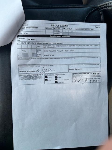 2025 FELLING TRAILERS FT-8R