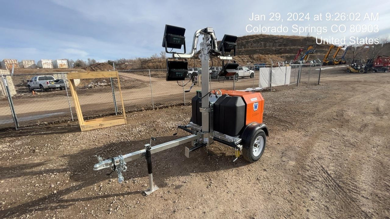 2023 Wanco WLTT-4MM4K Diesel, Deep Sea Controller, Shore Power Plug, Auto Start, (4) 350W LED Floodlights, 4kW Generator, 60 Gal Fuel Tank, 2" Ball, T3