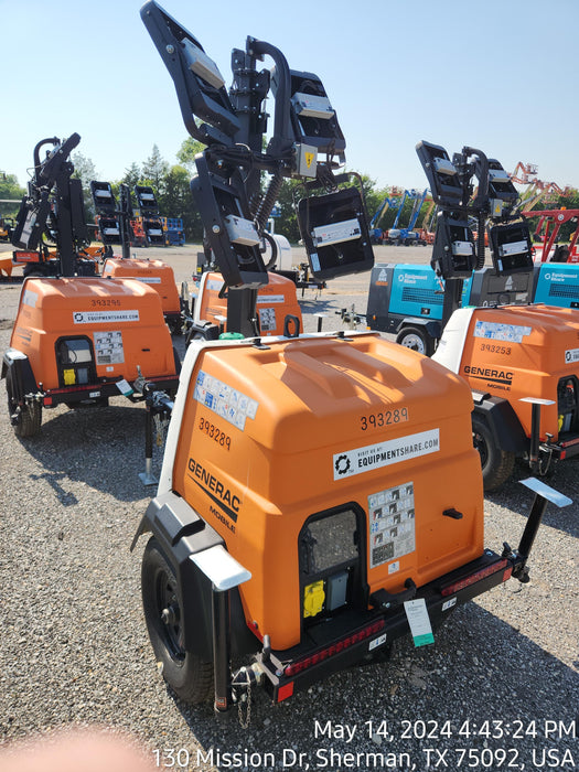 2024 Generac MLT2 Diesel, Flex Switch 120V Input, Powerzone Controller, 
(4) 320W LED Lights, 4kW Generator, 39.9 Gal Fuel Tank, 2" Ball, T3