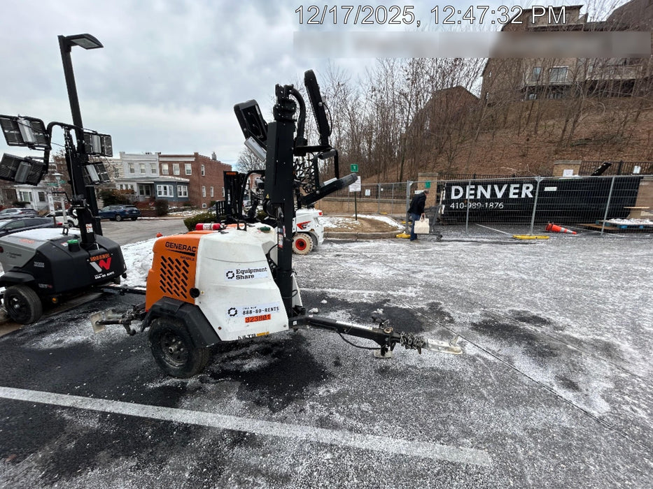 2023 Generac MLT2 Diesel, Flex Switch 120V Input, Powerzone Controller, (4) 320W LED Lights, 4kW Generator, 39.9 Gal Fuel Tank, 2" Ball, T3