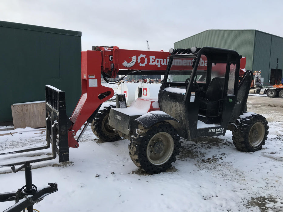 2019 Manitou MTA6034 Manitou MTA6034 Canopy, LED Work Lights, Solid Tires, Beacon, Auxiliary Hydraulics