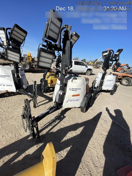 2023 Generac MLT2 Diesel, Flex Switch 120V Input, Powerzone Controller, 
(4) 320W LED Lights, 4kW Generator, 39.9 Gal Fuel Tank, 2" Ball, T3