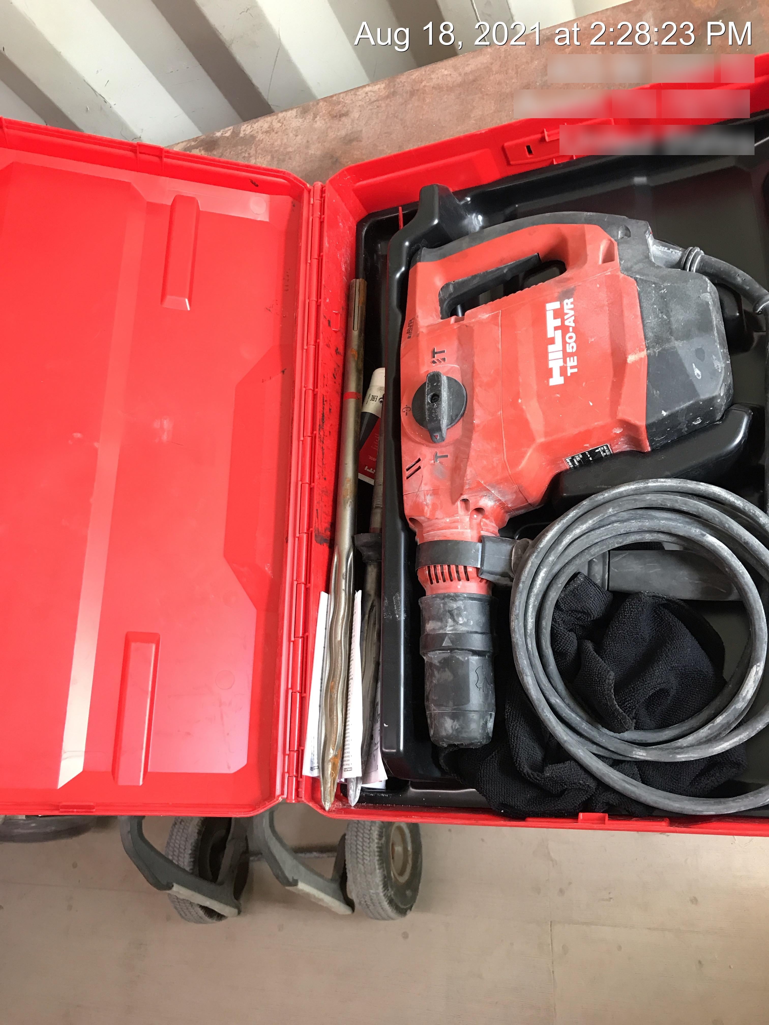 2021 HILTI TE 50-AVR