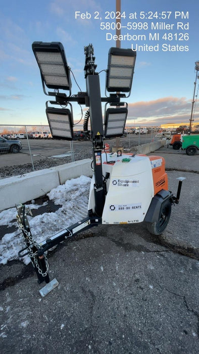 2023 Generac MLT2 Diesel, Flex Switch 120V Input, Powerzone Controller, (4) 320W LED Lights, 4kW Generator, 39.9 Gal Fuel Tank, 2" Ball, T3