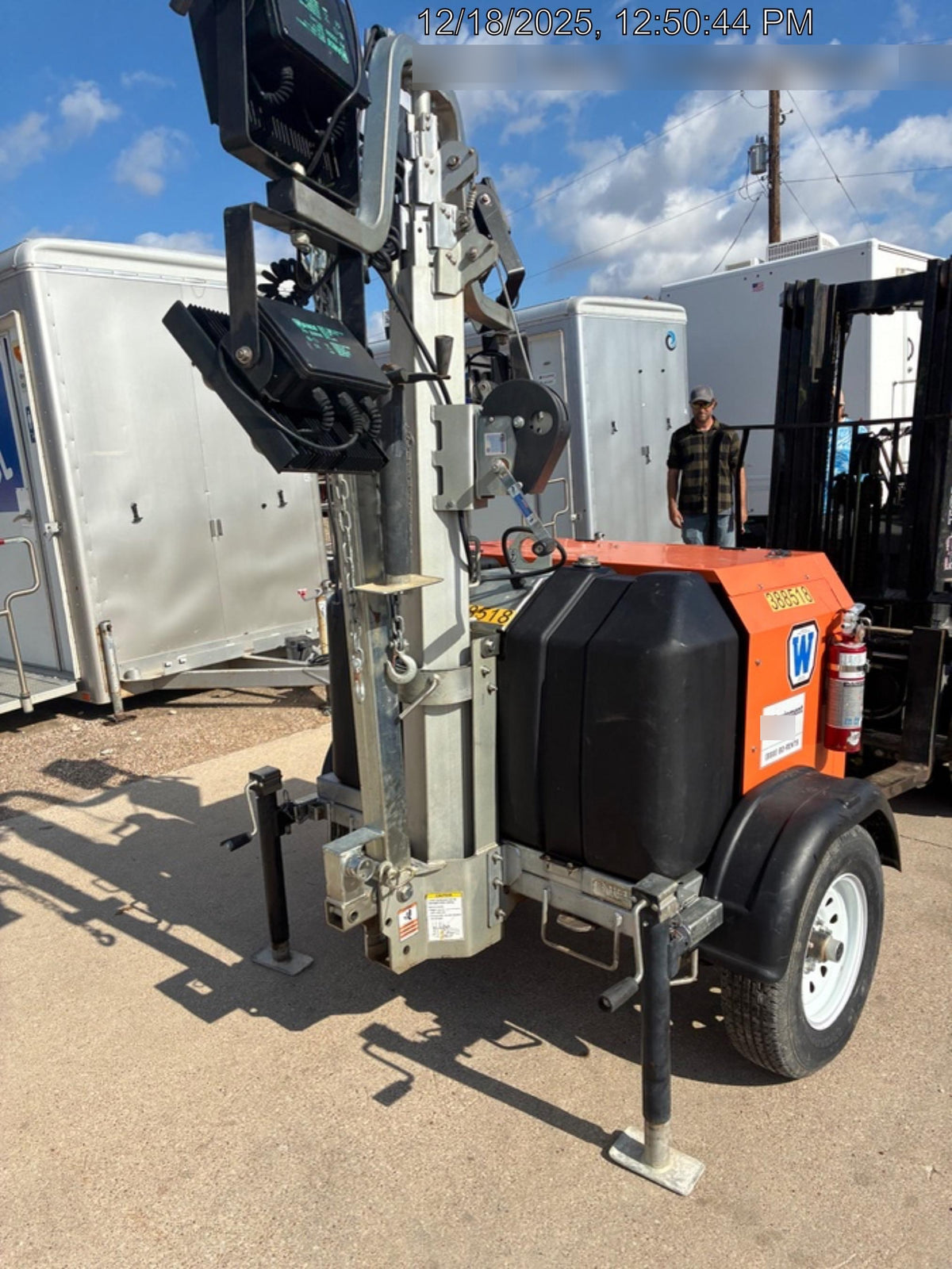 2024 Wanco WLTT-4MM4K Diesel, Deep Sea Controller, Shore Power Plug, Auto Start, (4) 350W LED Floodlights, 4kW Generator, 60 Gal Fuel Tank, 2" Ball, T3