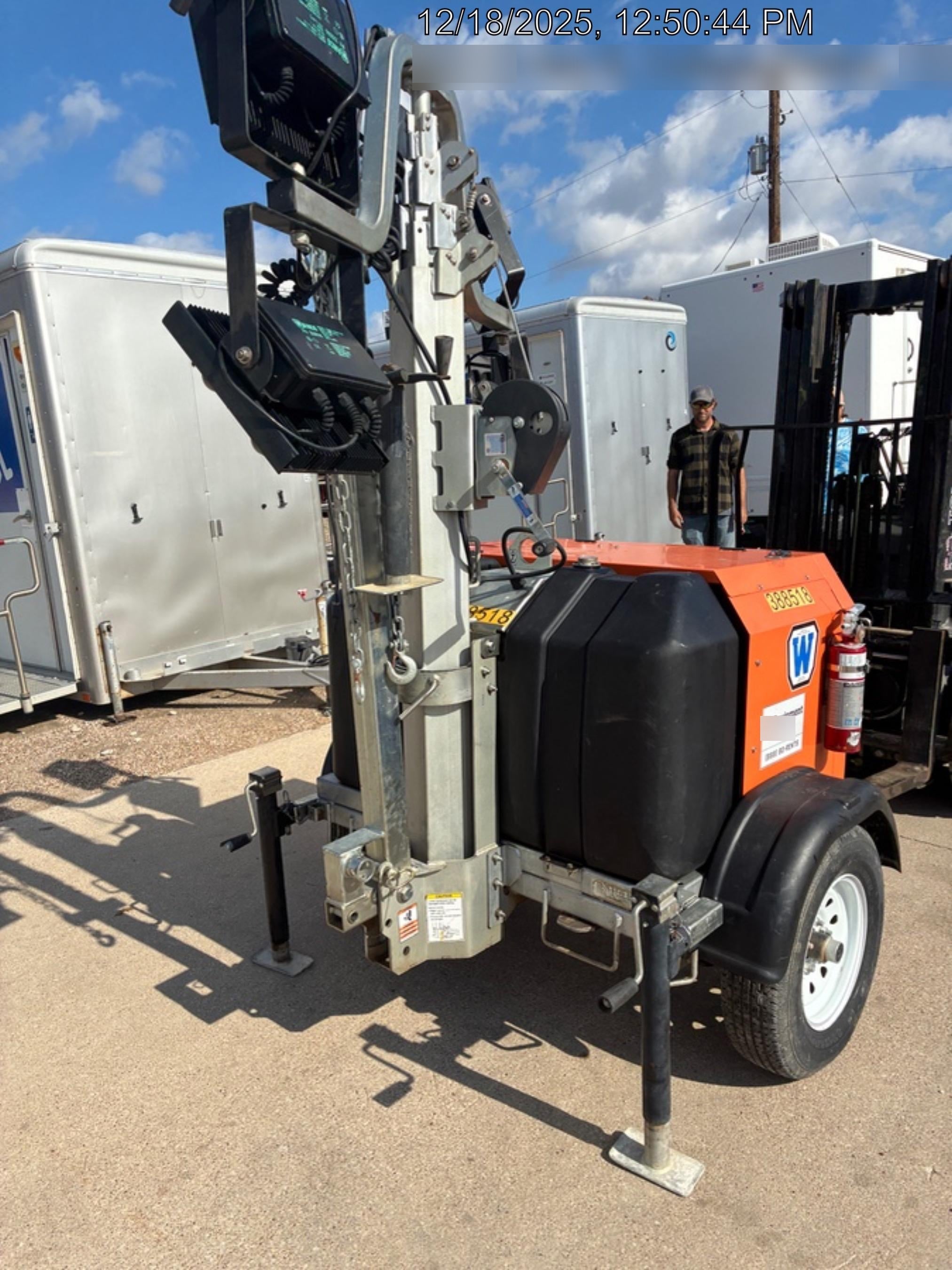 2024 Wanco WLTT-4MM4K Diesel, Deep Sea Controller, Shore Power Plug, Auto Start, (4) 350W LED Floodlights, 4kW Generator, 60 Gal Fuel Tank, 2" Ball, T3