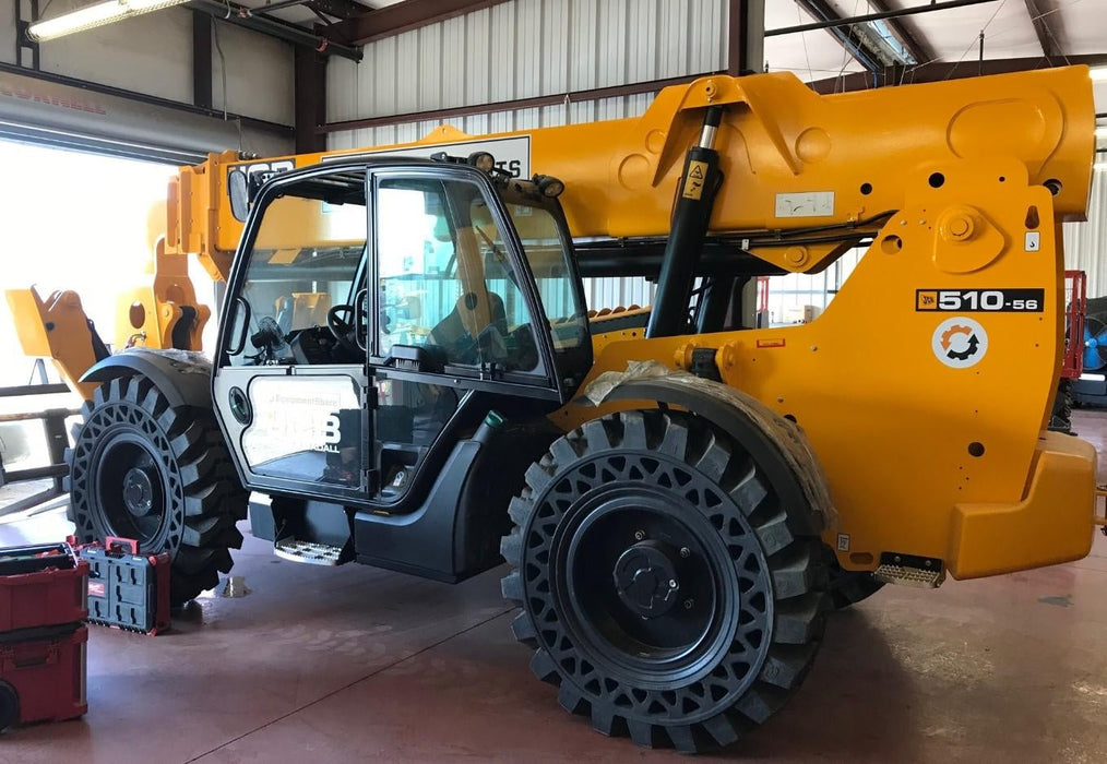 2020 JCB 510-56 Cab/Heat/Air, Solid Tires, Work Lights, Beacon, Aux Hydraulics, Back up Alarm, Lifting Eye, ES Decals