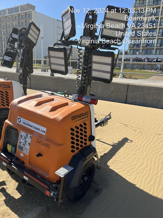 2023 Generac MLT2 Diesel, Flex Switch 120V Input, Powerzone Controller, (4) 320W LED Lights, 4kW Generator, 39.9 Gal Fuel Tank, 2" Ball, T3