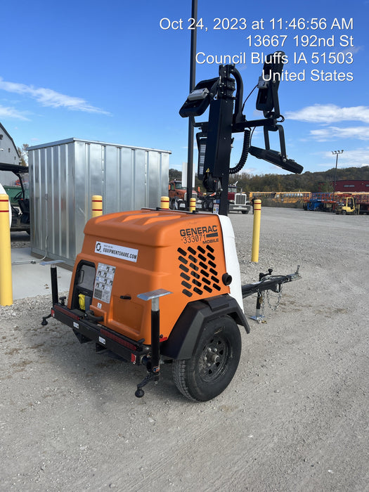 2023 Generac MLT2 Diesel, Flex Switch 120V Input, Powerzone Controller, (4) 320W LED Lights, 4kW Generator, 39.9 Gal Fuel Tank, 2" Ball, T3