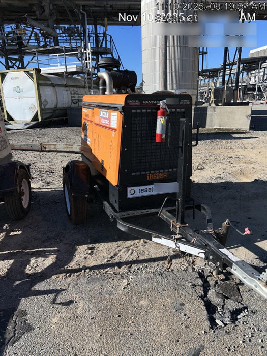 2021 Lincoln Electric Vantage 549X Ready Pak 3, ORANGE (includes trailer, cable rack, fender light kit)