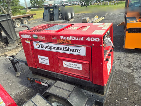 2022 Shindaiwa DGW400MDL Kubota D902 Engine, 23 HP, Dual Op Welder, Wire, Arc, Droop Stick, Tig, and CC Stick Functionality, Simulphase, 3 Phase and 1 Phase Gen Output, Single Axle NB Trlr, Slr Trckl Chrg 12V 12W, Fire Ext