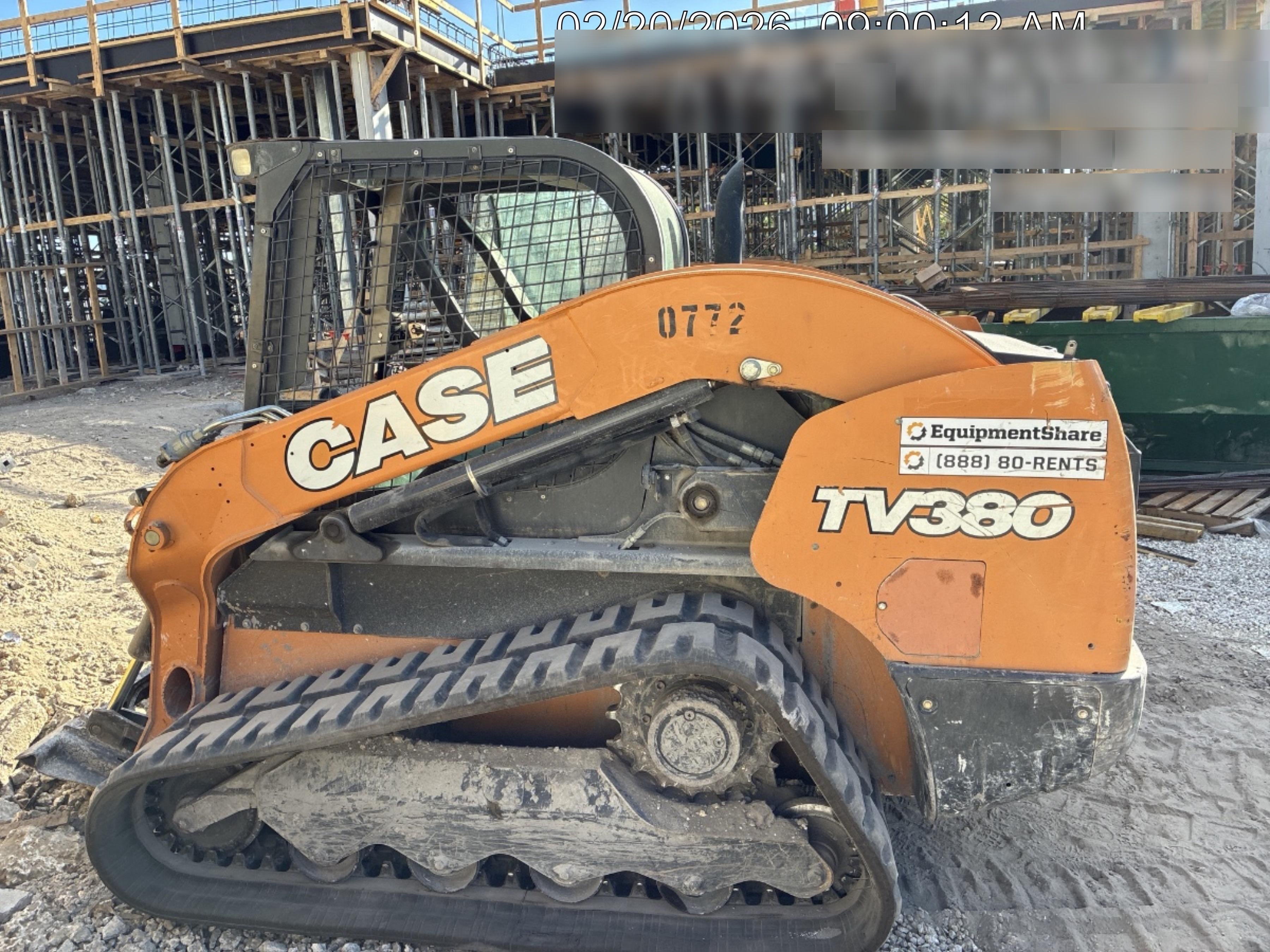 2018 CASE TV380
