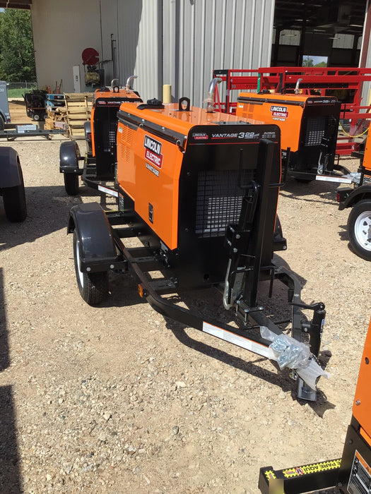 2021 Lincoln Electric Vantage 322 Vantage 322 Ready Pak 3 w/ Decals, ORANGE (includes trailer, cable rack, fender light kit) NO Telematics