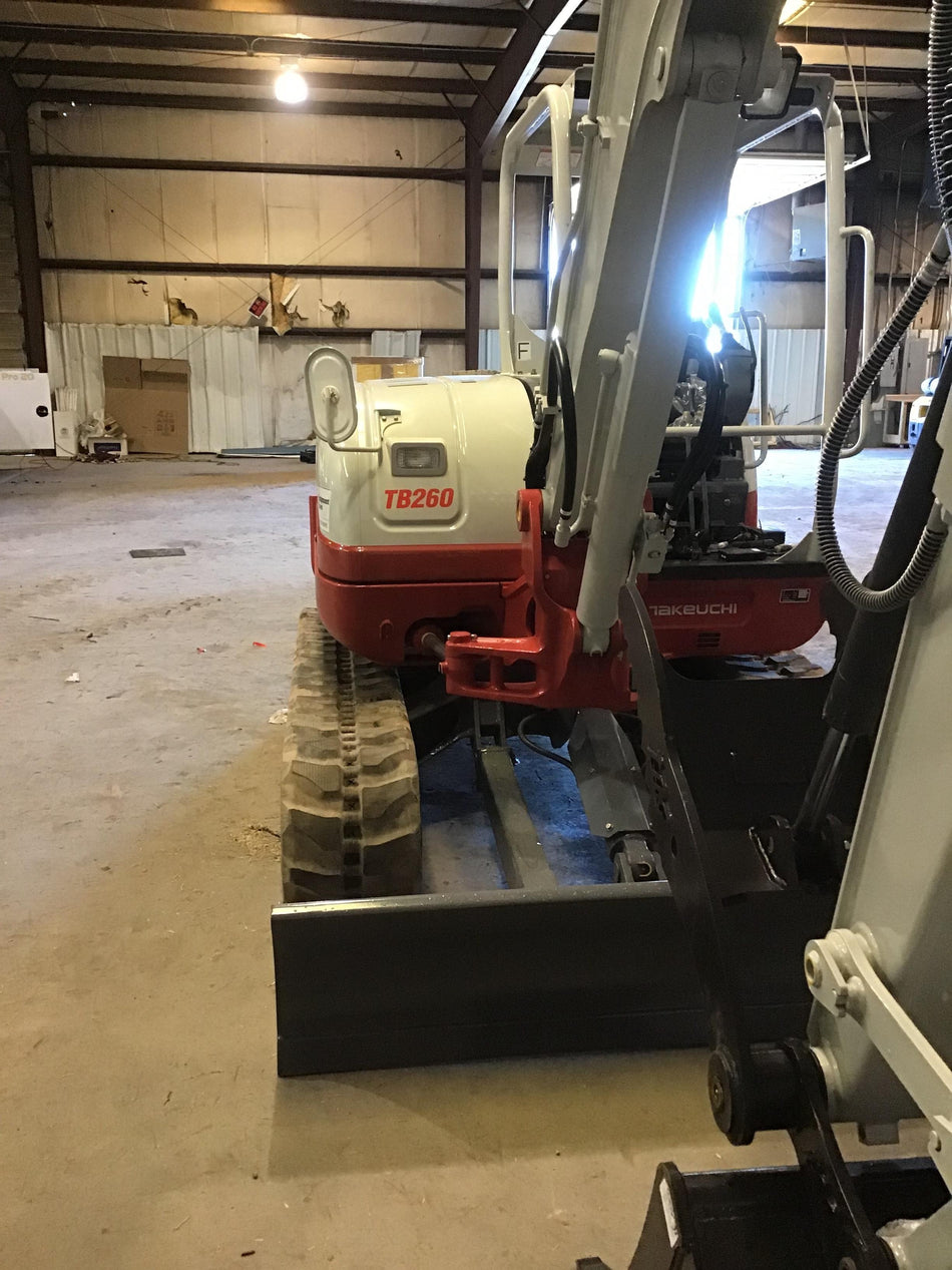 2019 Takeuchi TB260 Takeuchi TB260 Canopy w/Rubber Tracks, Auxiliary Hydraulics, Standard Blade, Manual QC