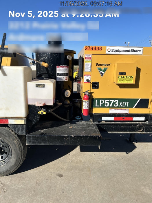 2023 Vac-Tron LP573XDT T4 Koehler Diesel Engine, 500 Gallon Debris Tank, x2 100 Gallon Water Tanks