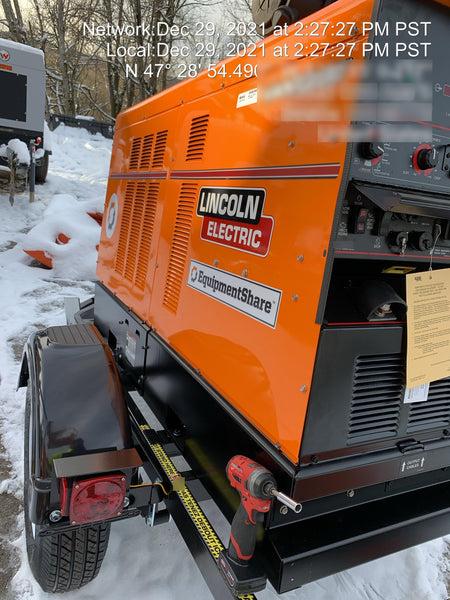 2021 Lincoln Electric Vantage 549X Ready Pak 3, ORANGE (includes trailer, cable rack, fender light kit)