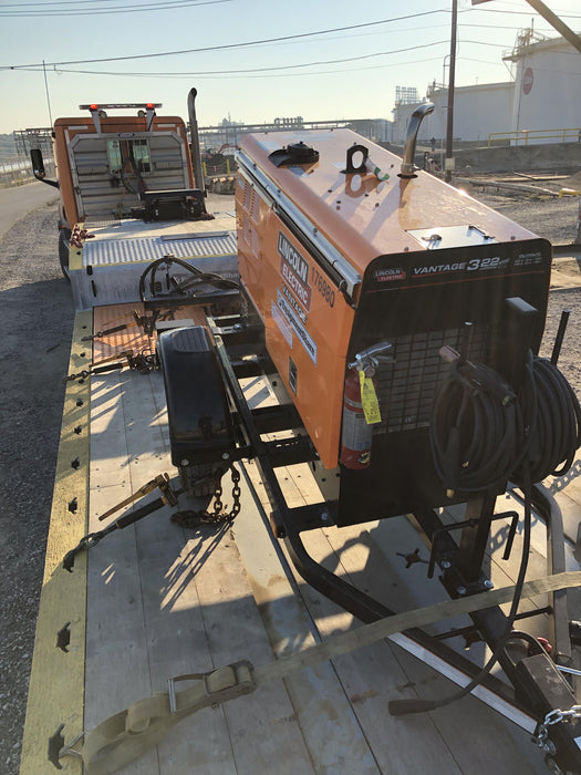 2021 Lincoln Electric Vantage 322 Vantage 322 Ready Pak 3 w/ Decals, ORANGE (includes trailer, cable rack, fender light kit) NO Telematics