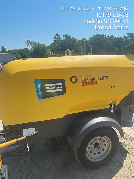 2022 ATLAS COPCO XAS188 CWK