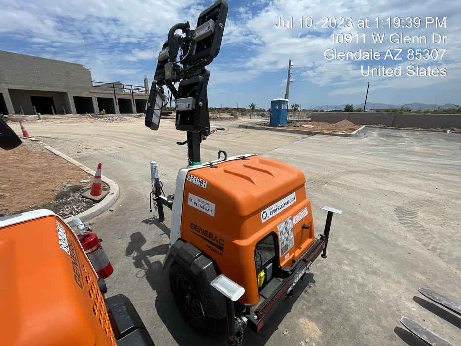 2023 Generac MLT2 Diesel, Flex Switch 120V Input, Powerzone Controller, (4) 320W LED Lights, 4kW Generator, 39.9 Gal Fuel Tank, 2" Ball, T3