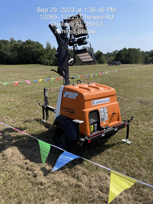 2023 Generac MLT2 Diesel, Flex Switch 120V Input, Powerzone Controller, (4) 320W LED Lights, 4kW Generator, 39.9 Gal Fuel Tank, 2" Ball, T3