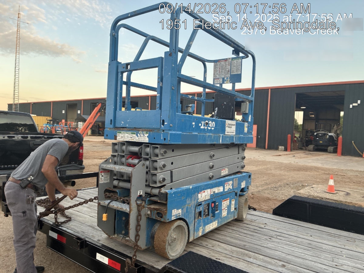 2020 Genie GS-1930 Solid Non Marking Tires, Beacon, Folding rails with half height swing gate