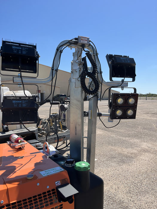 2024 Wanco WLTT-4MM4K Diesel, Deep Sea Controller, Shore Power Plug, Auto Start, (4) 350W LED Floodlights, 4kW Generator, 60 Gal Fuel Tank, 2" Ball, T3