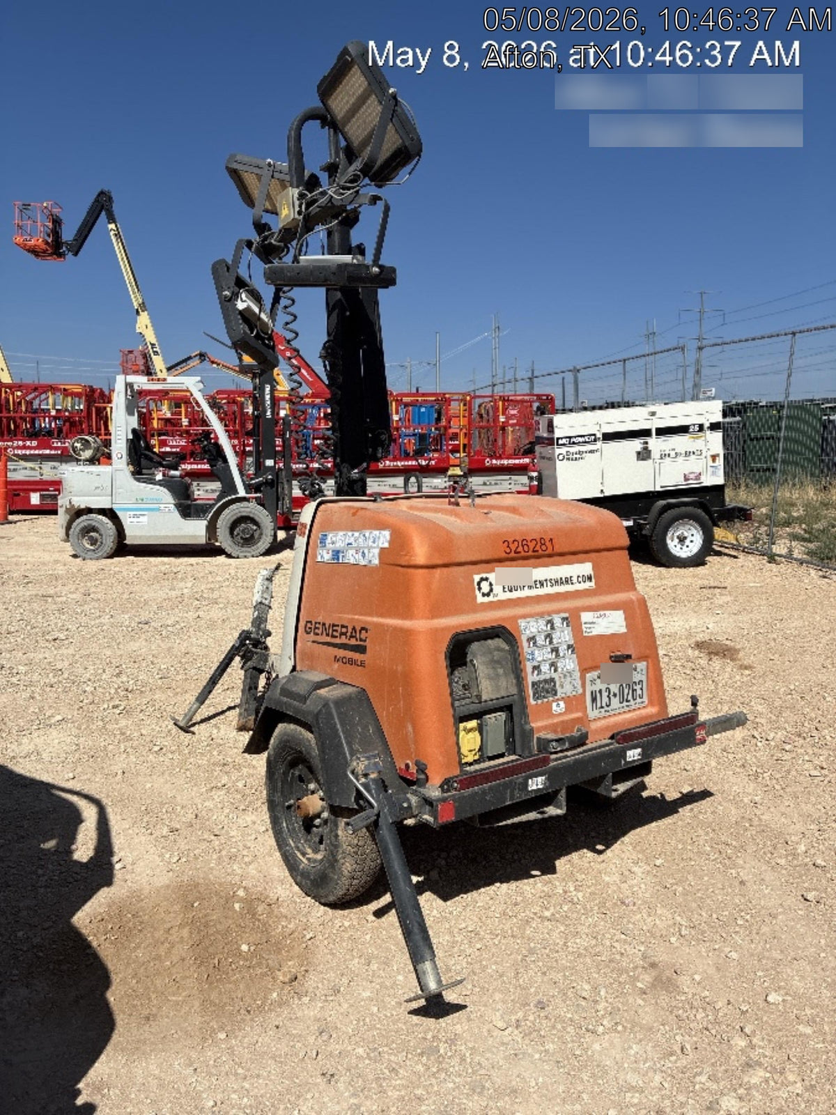 2023 Generac MLT2 Diesel, Flex Switch 120V Input, Powerzone Controller, (4) 320W LED Lights, 4kW Generator, 39.9 Gal Fuel Tank, 2" Ball, T3