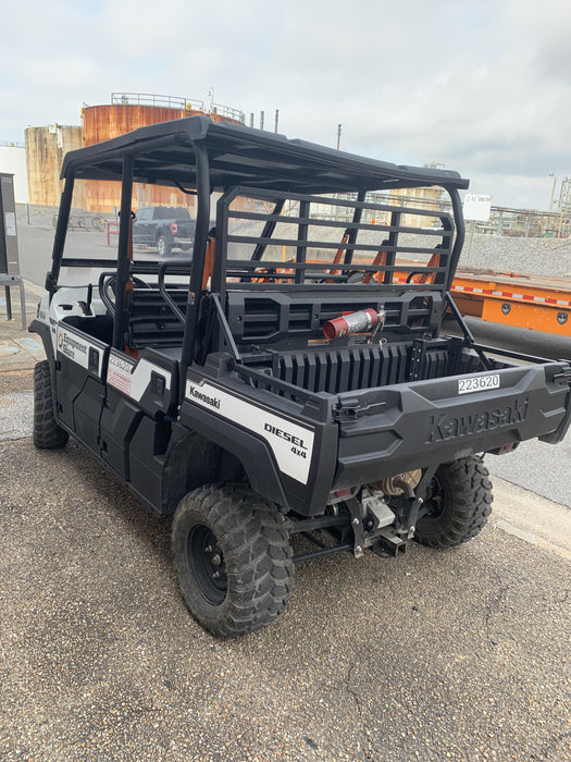 2022 Kawasaki Mule PRO-DXT Standard Options, Backup Alarm, Beacon, Plastic Hard Top, Poly Windshield, Horn Kit