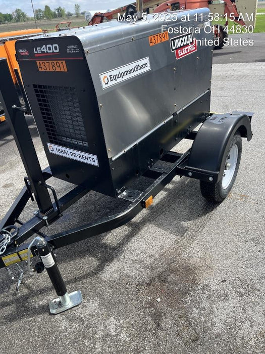 2024 Lincoln Electric LE400 Kubota V1505, Trlr, Cable Rack, Light Kit, ES Decals, T3