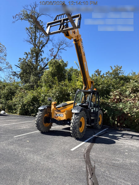 2019 JCB 506-36 Canopy, 74 HP, Foam Filled Tires, STD Worklight, Beacon, Aux Hydraulics, Lifting Eye, Back up Alarm 48" Carriage/48" Forks