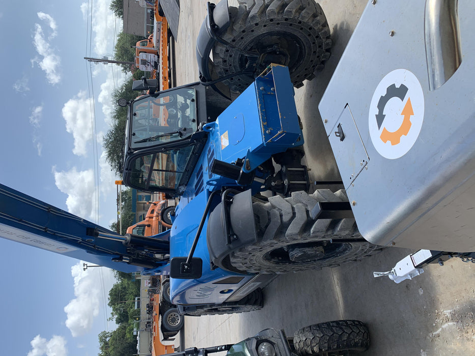 2019 Genie GTH-844 Cab/Heat/AC, Solid RT Tires, LED Work Lights, Beacon 60" QA Carriage, 48" Forks