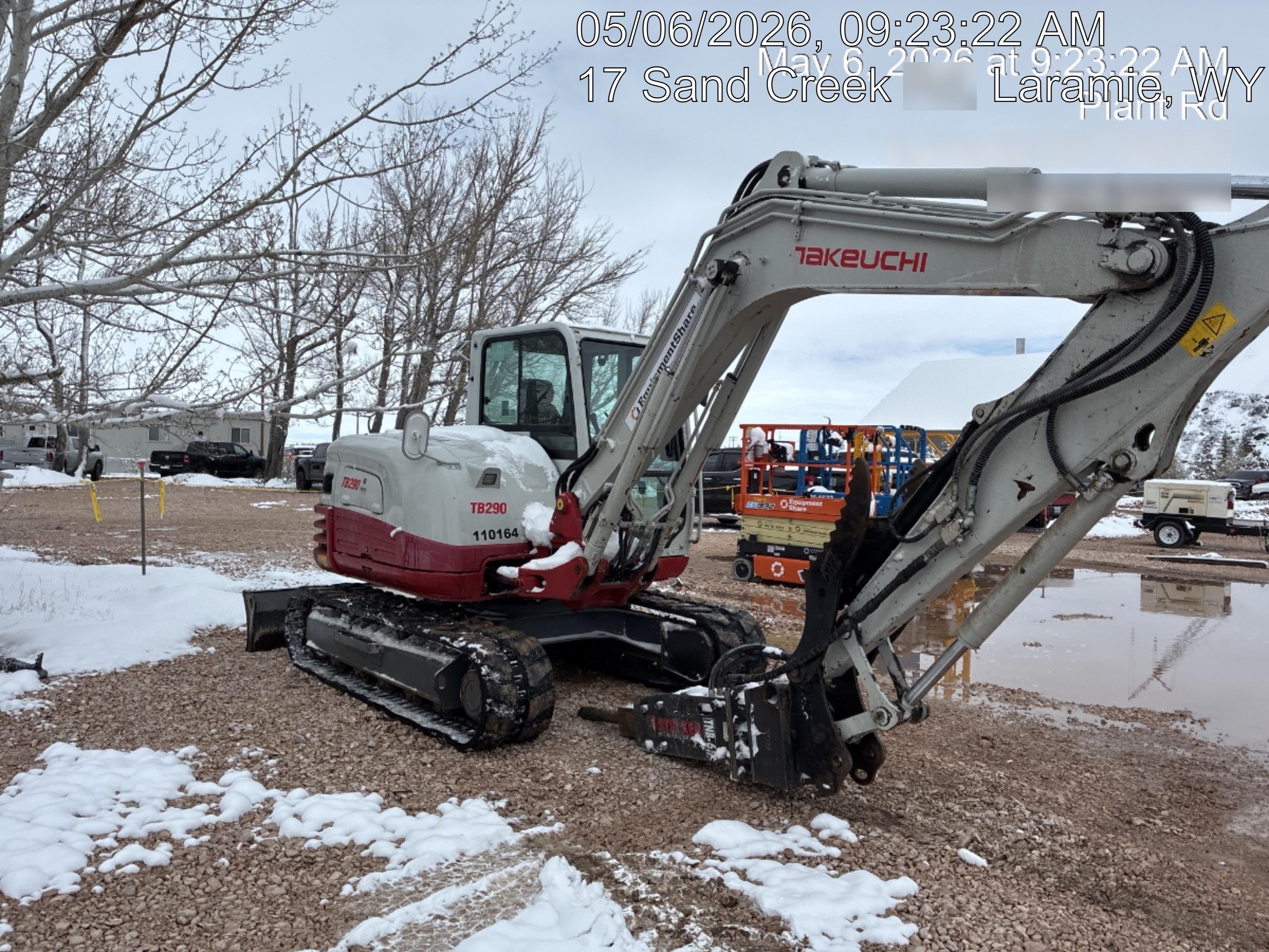 2020 Takeuchi TB290C Cab/Heat/Air, Rubber Tracks, Manual TAG QC
