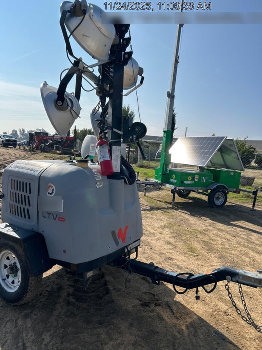 2019 Wacker Neuson LTV6L-MH Wacker Neuson LTV6L Mobile Light Tower w/Fuel Level Sensor Installed