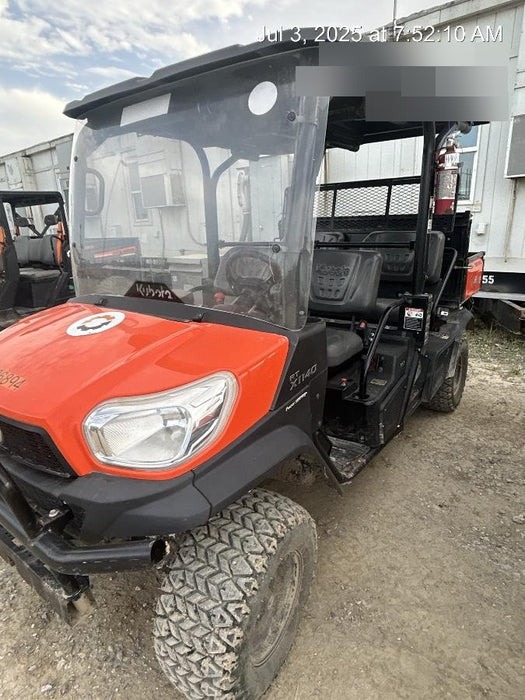 2022 Kubota RTV-X1140W-H Plastic Canopy, Windshield Acrylic Clear, LED Strobe Light, Wire Harness Kit, Back up Alarm