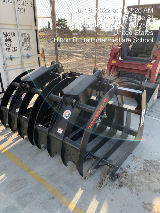 2022 TAKEUCHI 84" Grapple Bucket - Takeuchi