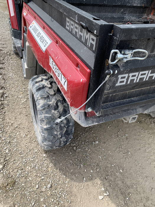 2021 Yanmar YU1000 Canopy, Steel Wheel, Poly WindShield, Beacon, Backup Alarm