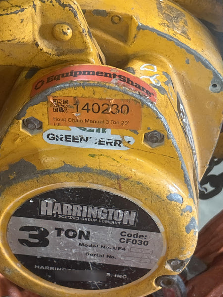 2021 HARRINGTON CF030-20