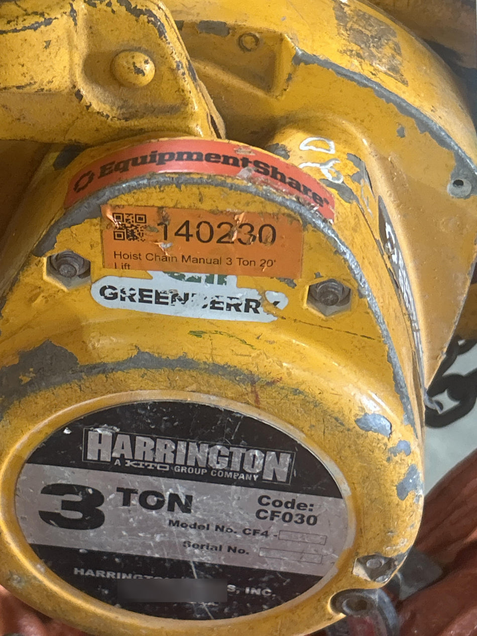 2021 HARRINGTON CF030-20
