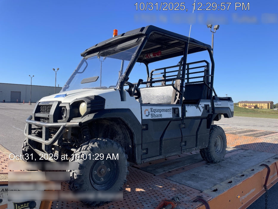 Kawasaki Mule PRO-FXT Gas, 6 Passenger, Beeper, Beacon, Top, Horn