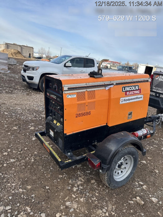 2022 Lincoln Electric LE400 Kubota V1505, Trlr, Cable Rack, Light Kit, ES Decals, T3